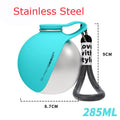 Small Dog Water Bottle 285ML Stainless Steel/Petg Convenient Dog Drink Dispenser Puppy Travel Portable Water Bowl