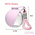 Small Dog Water Bottle 285ML Stainless Steel/Petg Convenient Dog Drink Dispenser Puppy Travel Portable Water Bowl