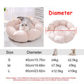 Plush Round Pet Bed
