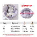 Plush Round Pet Bed