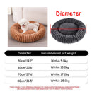 Plush Round Pet Bed