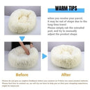 Plush Round Pet Bed