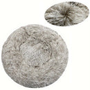 Plush Round Pet Bed