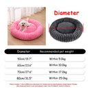 Plush Round Pet Bed
