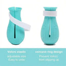Silicone Pet Paw Protectors - 4-Piece Set Kitten Shoes, Adjustable Blue Dog & Cat Grooming Boots, Gentle Protection for Baths, Anti-Scratching, Safe & Reliable