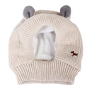 Quiet Dog Ear Muffs Noise Protection Pet Ears Covers Knitted Hat Anxiety Relief Winter Warm Earmuffs for Medium Large Dogs New