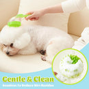 Pet Bath Brush with Shampoo Dispenser for Dogs & Cats, Ergonomic Handle, Gentle Massage Grooming Tool, Easy to Use, Essential Dog Bath Supply
