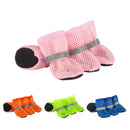 4Pc, Dog Shoes Non-Slip Breathable Wear-Resistant Dog Boots Suitable for Small Medium Sized Pets Puppy Protective Footwear.
